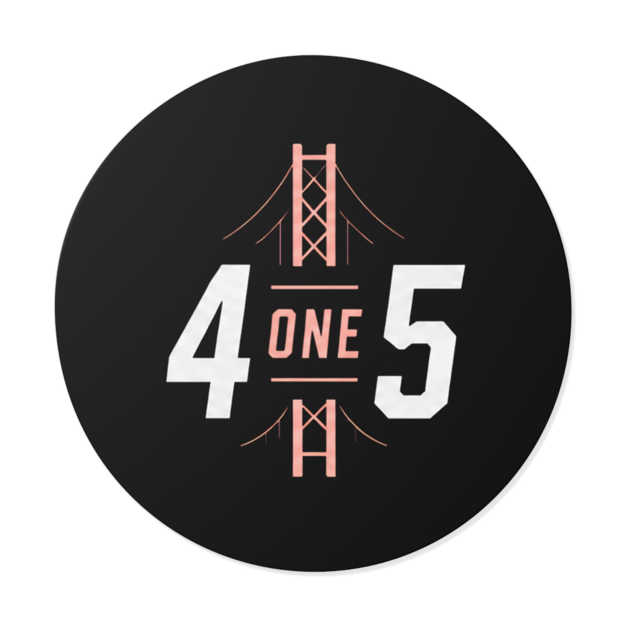 The 4One5 - Round Vinyl Sticker