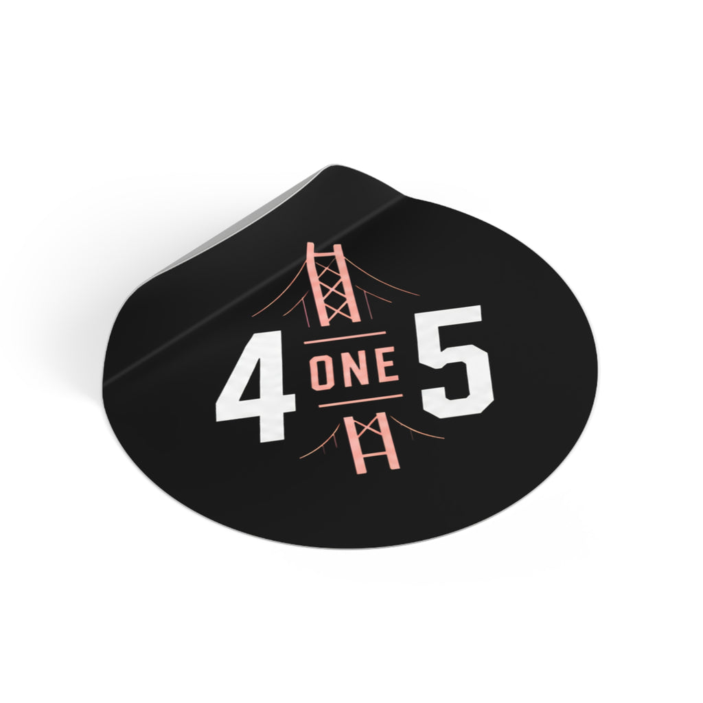 The 4One5 - Round Vinyl Sticker